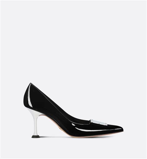 dior black mirror pumps|La Parisienne Dior Pump Black Patent Calfskin .